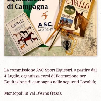 Corso per istruttore Equitazione di Campagna